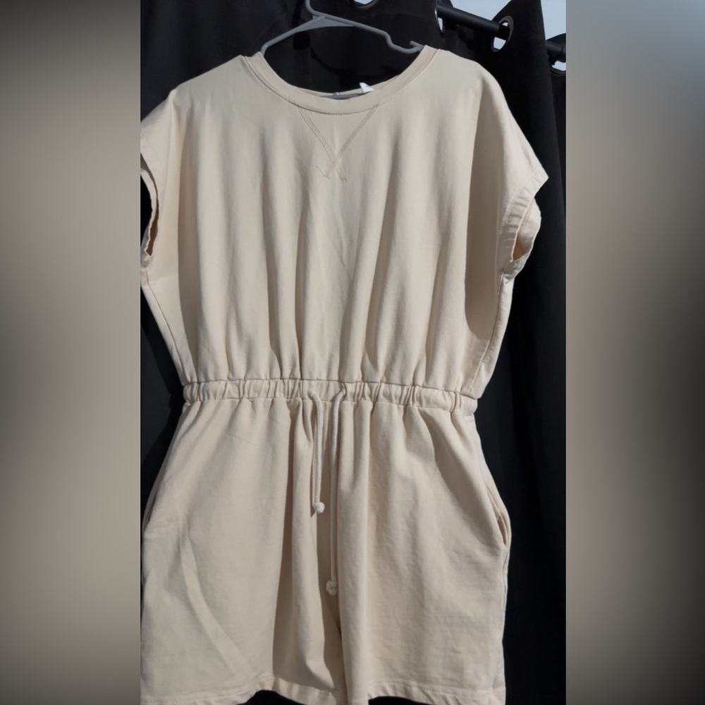 Cream Romper